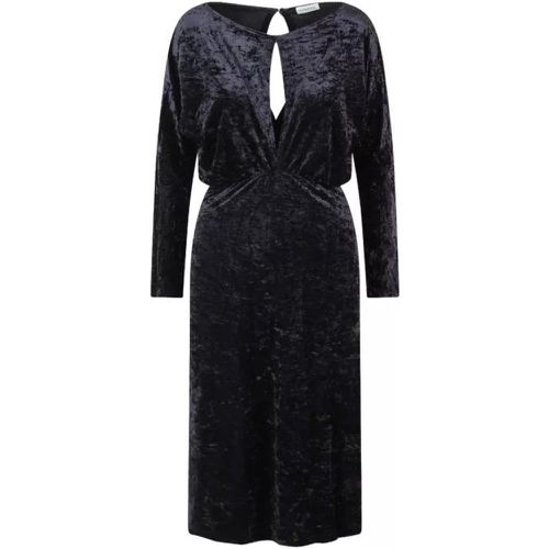 Velvet Midi Dress - Größe M - black - P.A.R.O.S.H. - Modalova