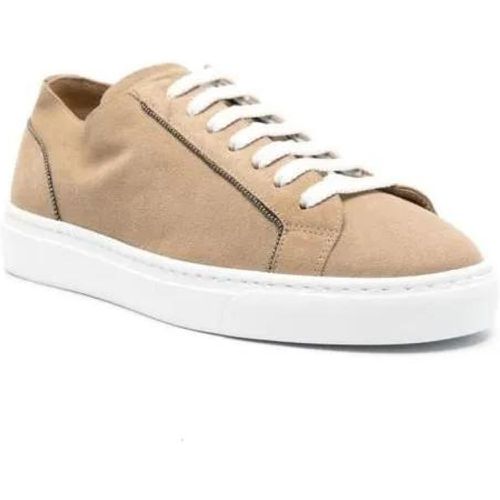 Low-Top Sneaker - Monili Chain-Detail Suede Sneakers - Gr. 37 (EU) - in - für Damen - Doucal's - Modalova