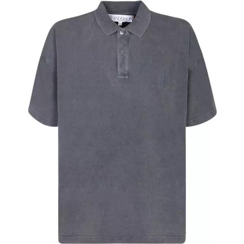 Cotton Polo Shirt - Größe L - gray - J.W.Anderson - Modalova
