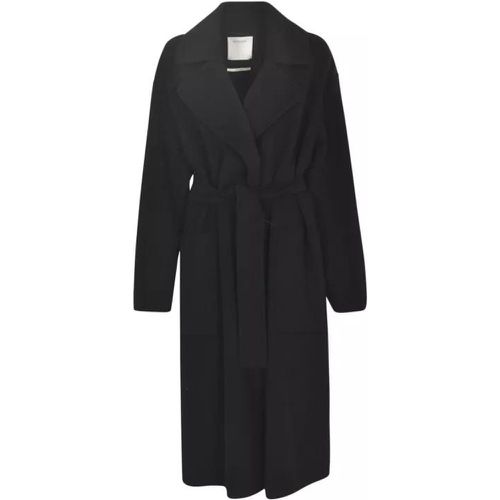 Polka Coat - Größe 38 - black - SPORTMAX - Modalova