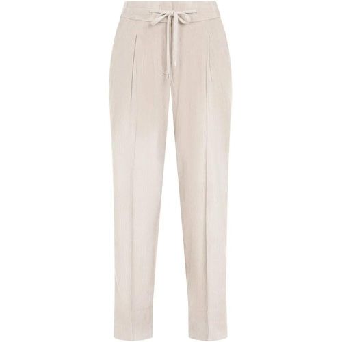 Velvet Jogging Pant - Größe 40 - beige - PESERICO - Modalova