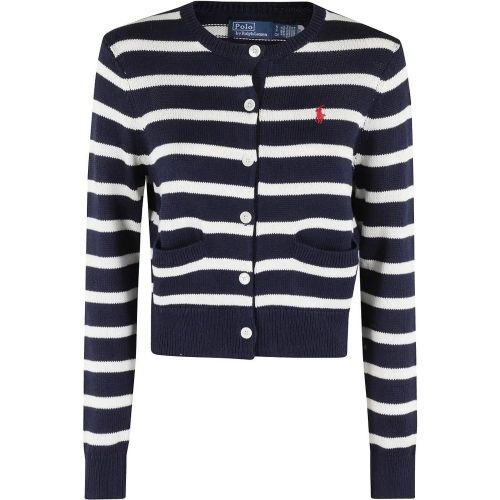 Ribbed Boxy Fit Cardigan - Größe S - Polo Ralph Lauren - Modalova