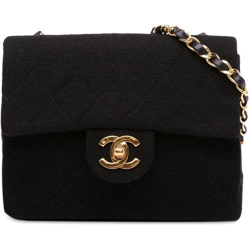 Shopper - Mini Square Classic Jersey Flap - Gr. unisize - in - für Damen - Chanel - Modalova