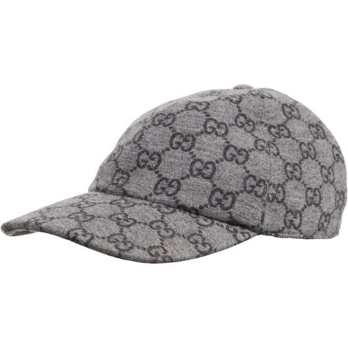 Caps & Mützen - Gg Flannel Baseball Hat - Gr. L - in - für Damen - Gucci - Modalova