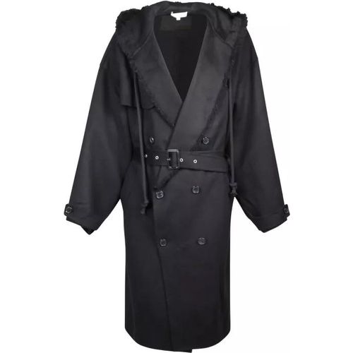 Hooded Black Trench Coat - Größe S - black - J.W.Anderson - Modalova