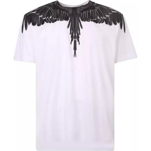 Icon-Wings Motif T-Shirt - Größe XS - white - Marcelo Burlon - Modalova