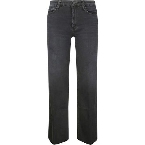 Straight Leg Stretch Cotton Jeans With Raw Cut Hem - Größe 25 - Mother - Modalova