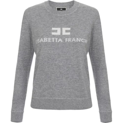 Sweaters Grey - Größe 46 - Elisabetta Franchi - Modalova