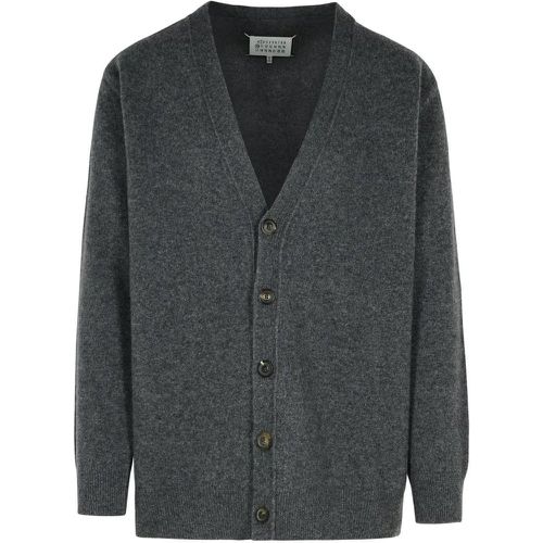 Grey Wool Cardigan - Größe L - Maison Margiela - Modalova