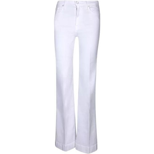 White Cotton Jeans - Größe 25 - white - Seven for all Mankind - Modalova