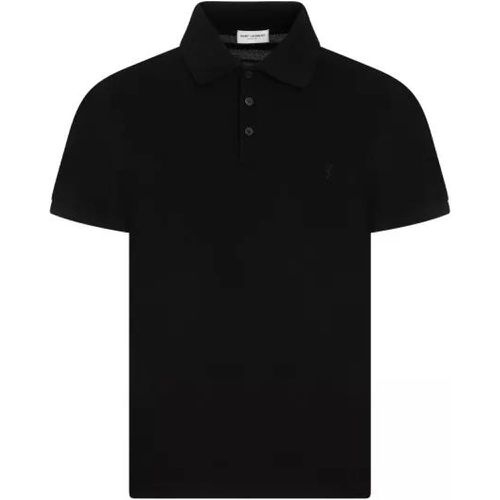 Cotton Polo - Größe M - Saint Laurent - Modalova