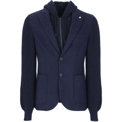 Blue Wool Jacket - Größe 50 - Lubiam - Modalova