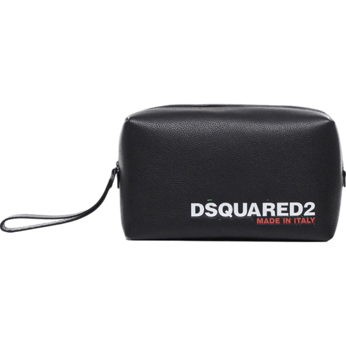 Crossbody Bags - Beauty case nero in pelle - Gr. unisize - in - für Damen - Dsquared2 - Modalova