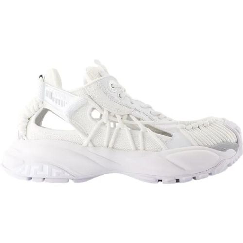 Low-Top Sneaker - Low Top Sneakers - Leather - White - Gr. 36 (EU) - in - für Damen - Versace - Modalova