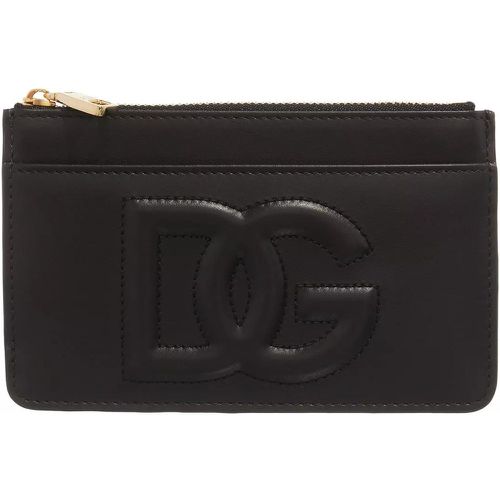 Portemonnaie - Logo Leather Card Holder - Gr. unisize - in - für Damen - Dolce&Gabbana - Modalova