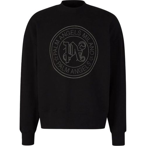 Cotton Crewneck Sweatshirt - Größe S - Palm Angels - Modalova