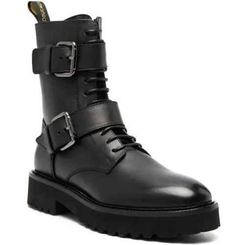 Boots & Stiefeletten - Buckled Lace-Up Leather Boots - Gr. 37,5 (EU) - in - für Damen - Doucal's - Modalova