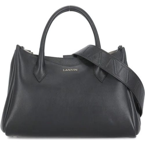 Tote - Leather Bag With Logo - Gr. unisize - in - für Damen - Lanvin - Modalova