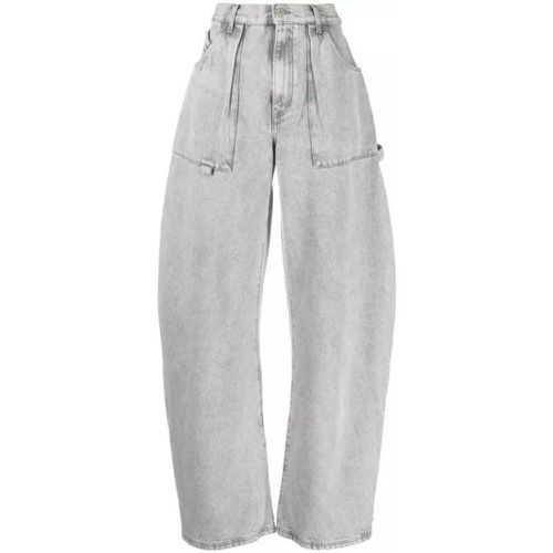 Gray Effie Denim Pants - Größe 26 - gray - The Attico - Modalova