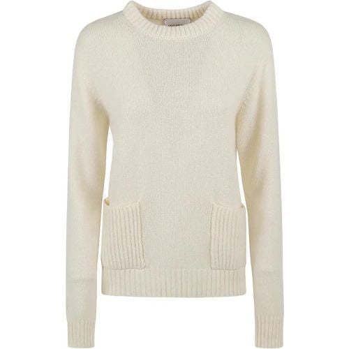 Ivory White Cashmere Crew Neck Sweater - Größe 1 - Kujten - Modalova