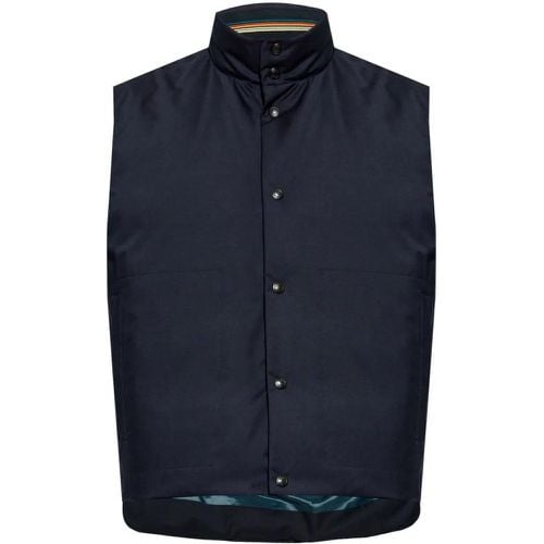 Navy Blue Wool Vest - Größe XL - Paul Smith - Modalova