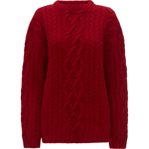 Pullover mit Zopfmuster - Größe L - rot - J.W.Anderson - Modalova