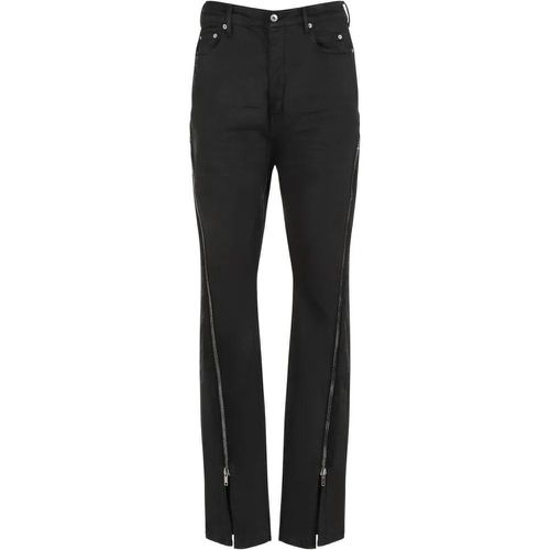 Black Wax Cotton Bolan Banana Jeans - Größe 31 - Rick Owens - Modalova