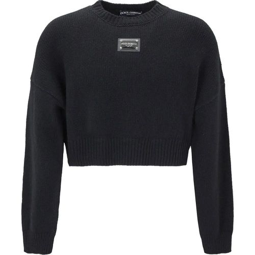 Dolce & Gabbana Cropped Pullover - Größe 42 - Dolce&Gabbana - Modalova