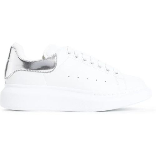 Low-Top Sneaker - White Leather Sneakers - Gr. 38,5 (EU) - in - für Damen - alexander mcqueen - Modalova