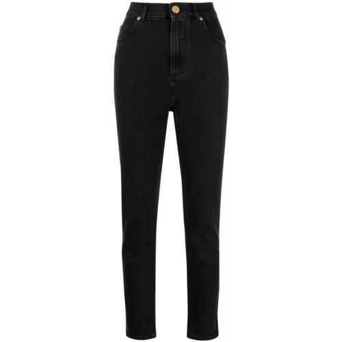 Slim Black Denim Pants - Größe 40 - black - Balmain - Modalova