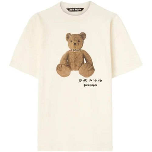 Heren Bear In Mind T-Shirt - Größe L - Palm Angels - Modalova