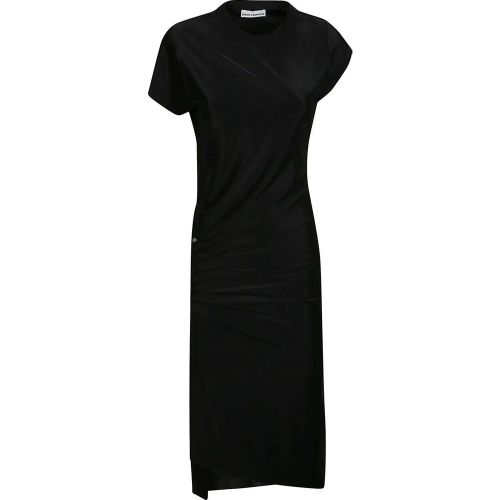 Draped Midi Dress Black - Größe 38 - Paco Rabanne - Modalova