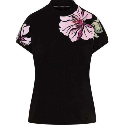 T-Shirt mit Blumen-Motiv - Größe 34 - Marc Cain - Modalova