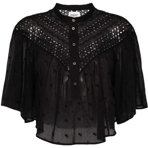 Black Safi Broderie-Anglaise Shirt - Größe 36 - Etoile Isabel Marant - Modalova