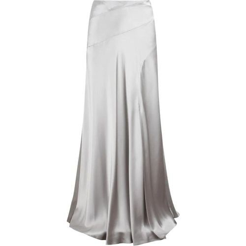 Satin Fluid Skirt - Größe 40 - alberta ferretti - Modalova