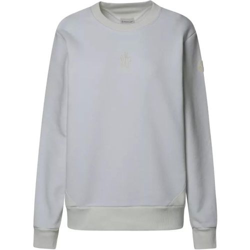 White Cotton Sweatshirt - Größe M - white - Moncler - Modalova