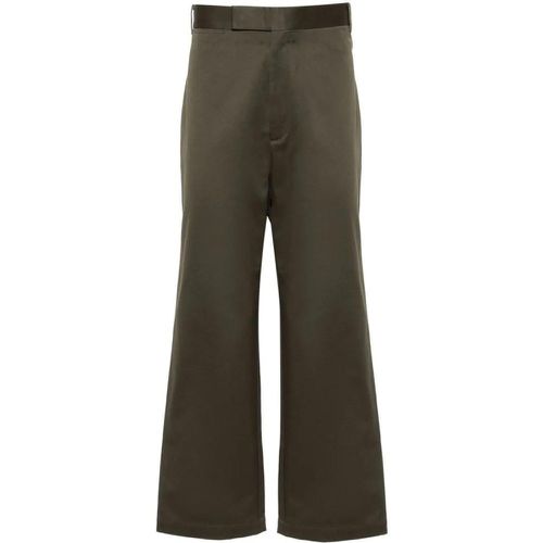 Khaki Green Cropped Trousers - Größe 1 - grün - Thom Browne - Modalova