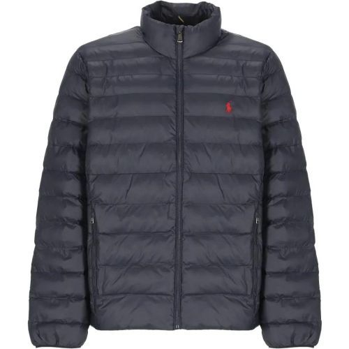 Blue Quilted Pony Jacket - Größe L - Polo Ralph Lauren - Modalova