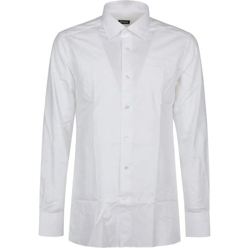 Long Sleeve Shirt White - Größe 40 - Zegna - Modalova