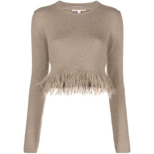 Fringed-Hem Cropped Knitwear Jumper - Größe M - J.W.Anderson - Modalova