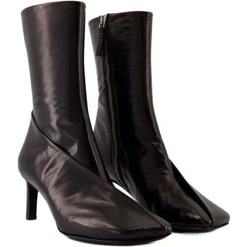 Stiefel - Ankle Boots - Leather - Black - Gr. 36 (EU) - in - für Damen - Jil Sander - Modalova