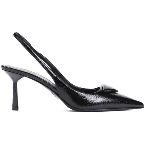 Pumps & High Heels - Black Calf Leather Pumps - Gr. 40 (EU) - in - für Damen - Prada - Modalova