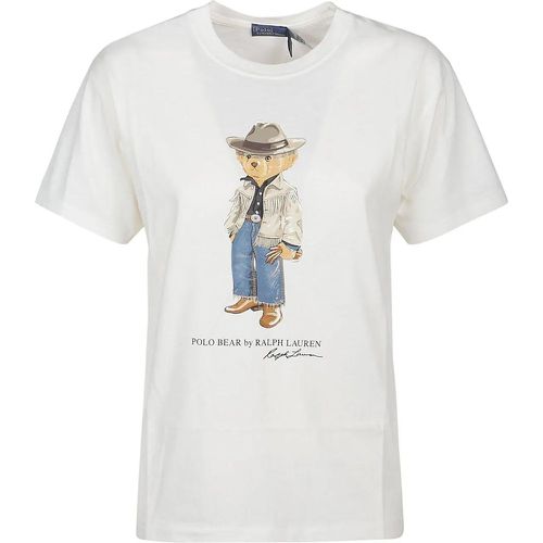 Fringe Bear T-shirt White - Größe M - Ralph Lauren - Modalova