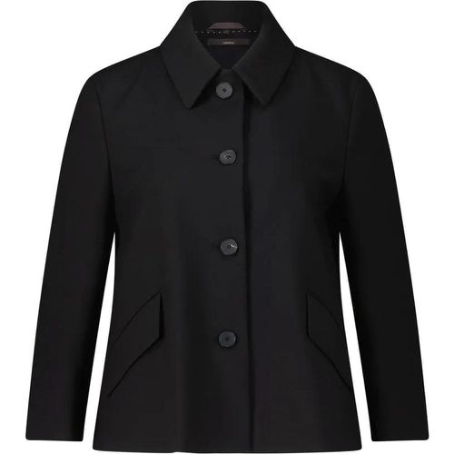 Crêpe Kurzblazer Jacke - Größe 40 - schwarz - windsor. - Modalova