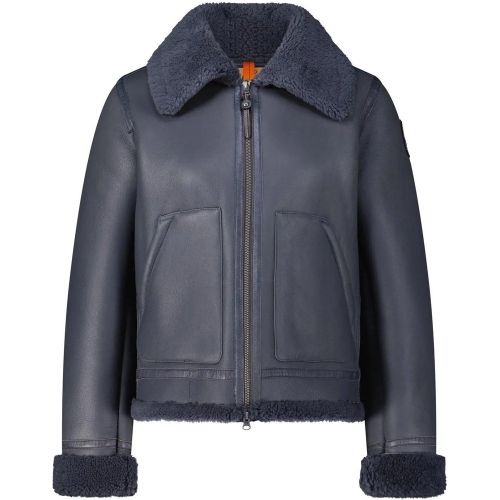 Lederjacke mit Teddy-Kragen - Größe L - Parajumpers - Modalova