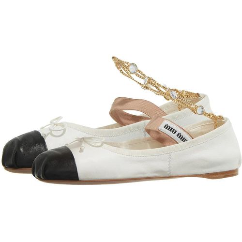 Loafer - Ballet Flat With Anklet - Gr. 40 (EU) - in - für Damen - Miu Miu - Modalova