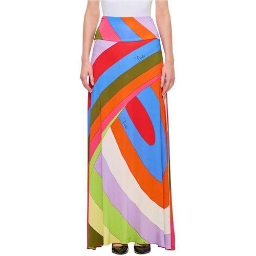 Jersey Satin Skirt - Größe 38 - Pucci - Modalova