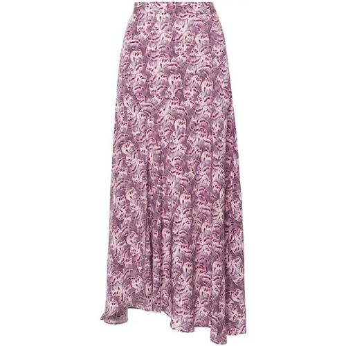 Sakura Abstract-Print Skirt - Größe 38 - pink - Isabel marant - Modalova
