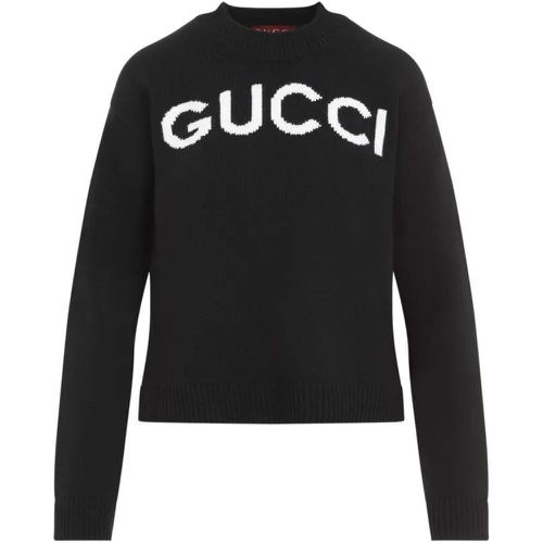 Black Wool Sweater - Größe S - Gucci - Modalova