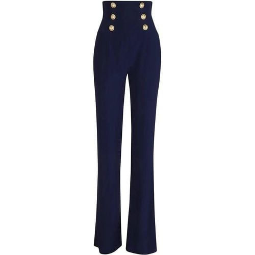 Hw Buttoned Large Crepe Pants - Größe 36 - Balmain - Modalova